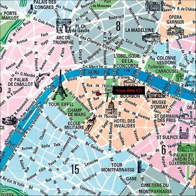 Entre La Tour Eiffel Et Les Invalides Apartment Paris